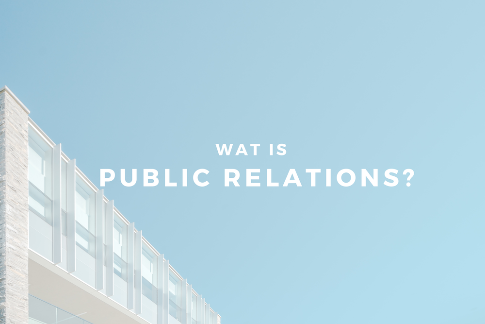 Wat is public relations?