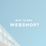 wat is een webshop