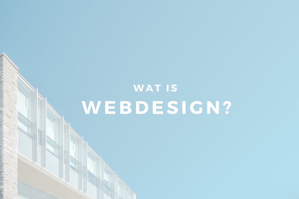 wat is webdesign