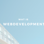 wat is webdevelopment