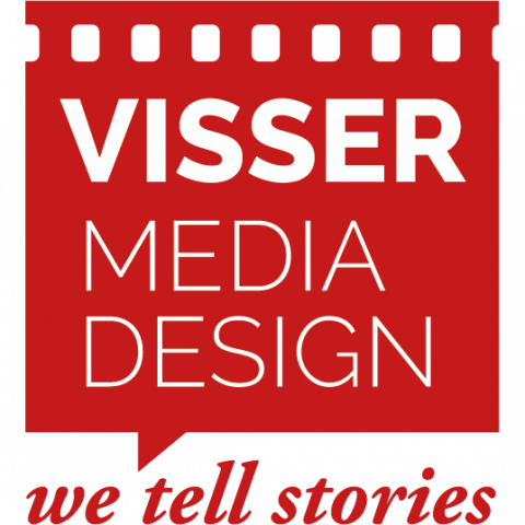 Visser media & design logo