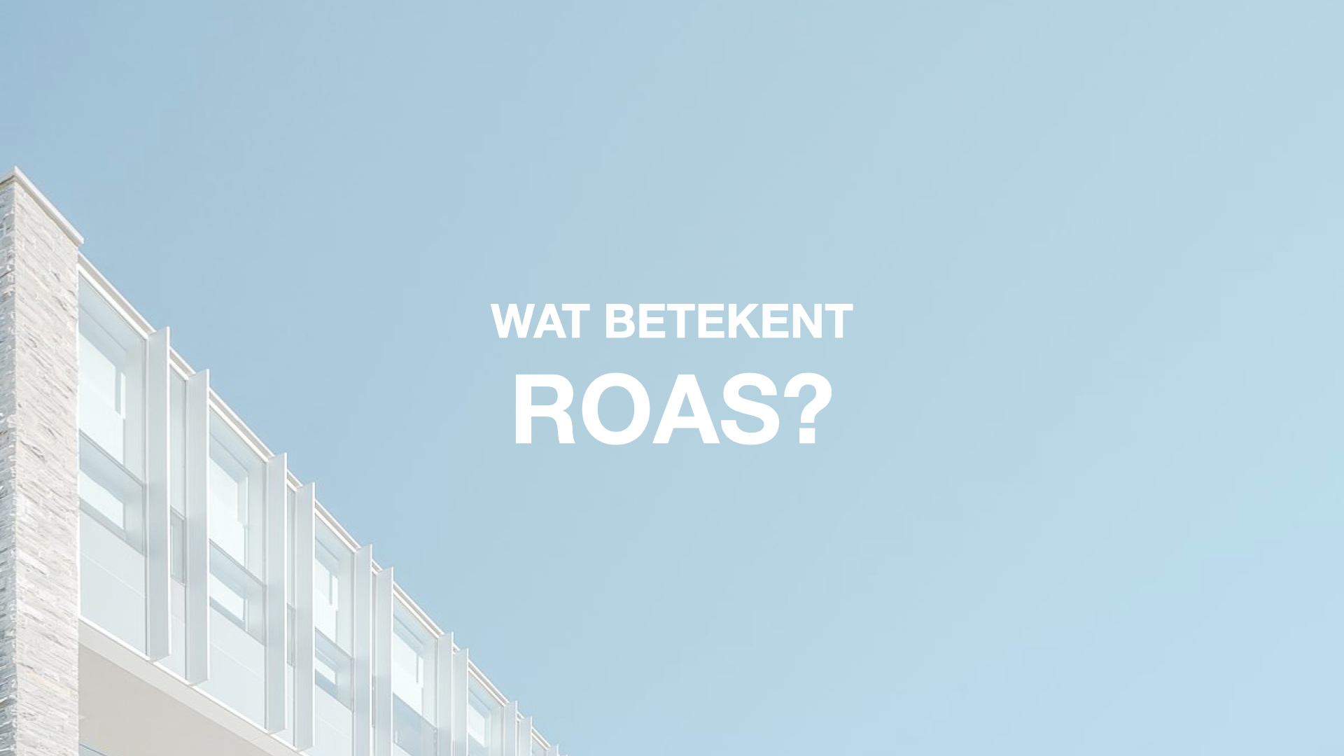 Wat betekent ROAS image