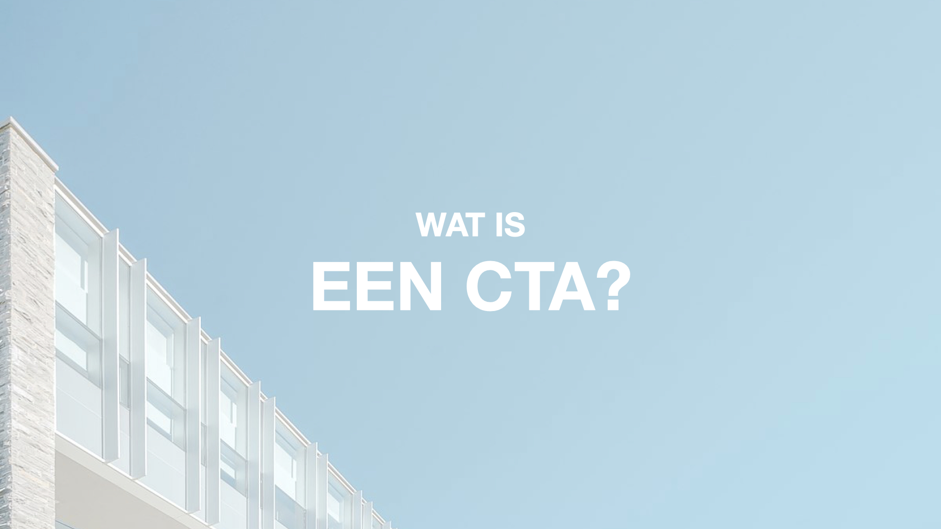 Wat is een CTA Image