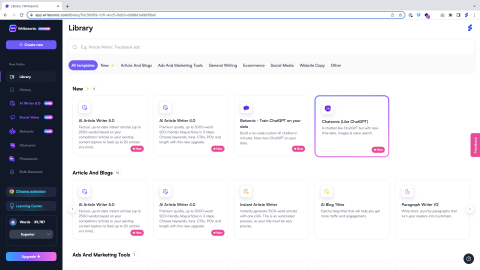 Jasper ai dashboard