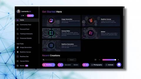 Leonardo ai dashboard