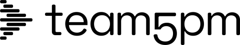 team5pm logo black